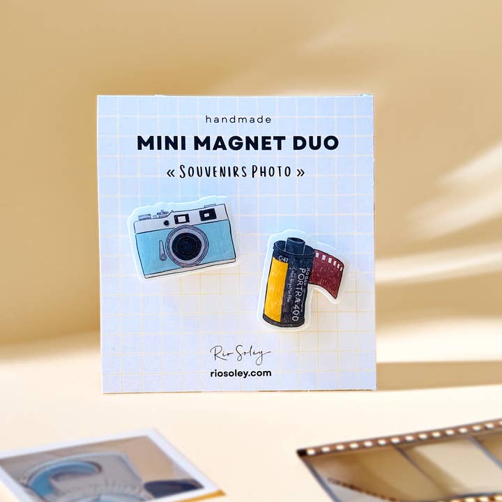 Håndlavet Mini Magnet Duo – Souvenirfoto for engroshandel hos Rio Soléy