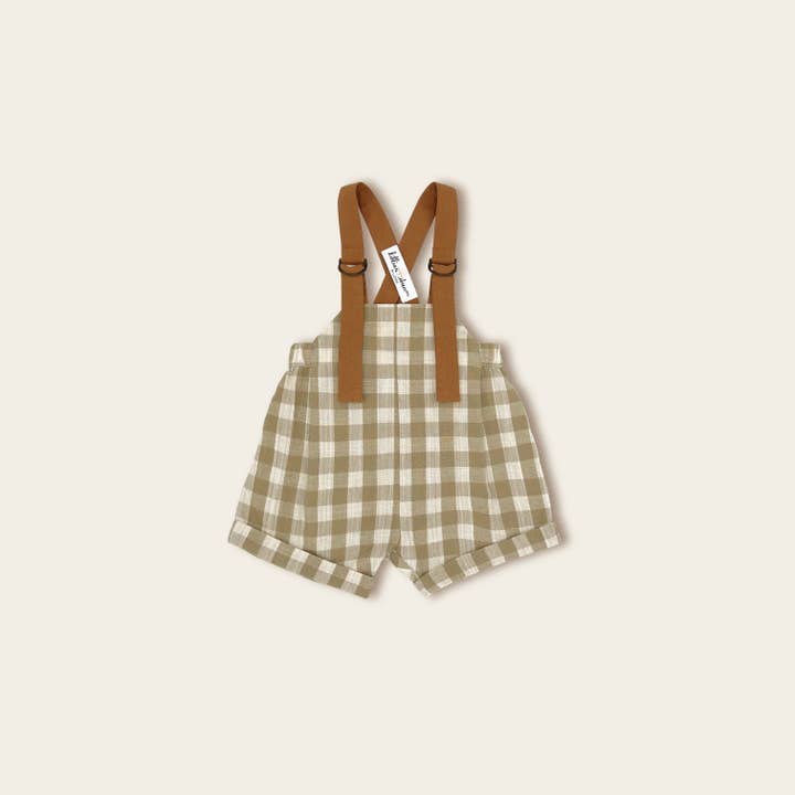 The Lichen Gingham Romper for wholesale by Lillies Dream