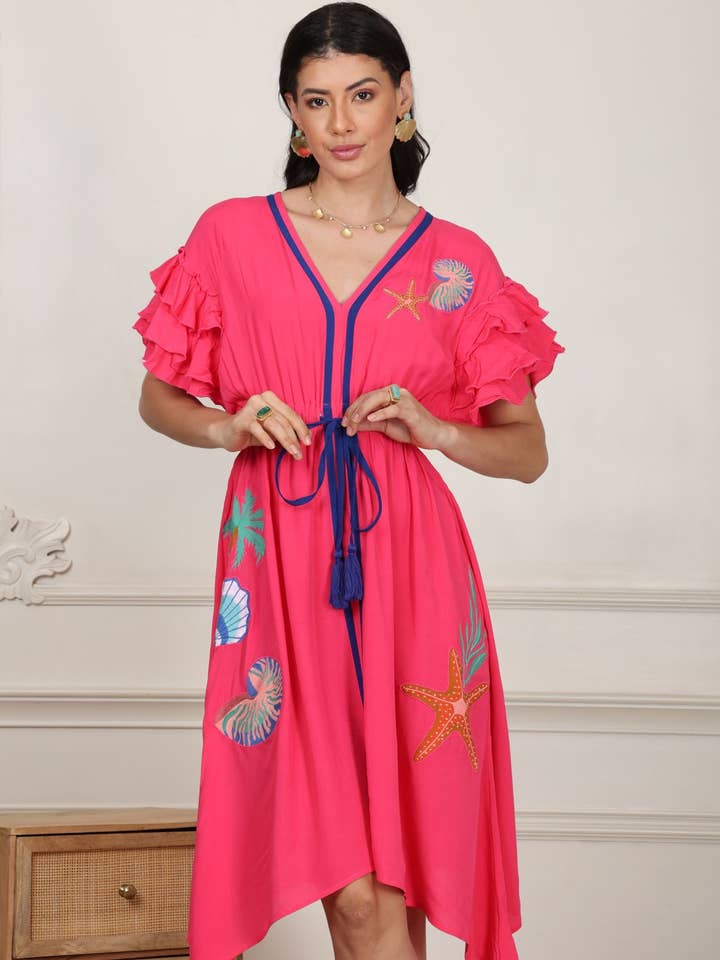 4047 Handkerchief Style Dress for wholesale by Avani Del Amour