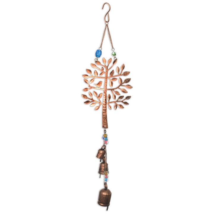 Sunset Vista Designs - Wholesale Wind Chime - BoHo - Verdigris Tree Bell - 95324
