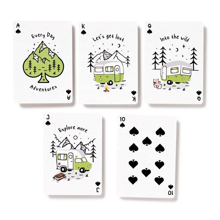 Puckator EU – Großhandel Spielkarten – Wildwood Caravan Standard-Spielkartendeck