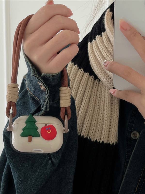 Christmas Tree Holiday Gift Airpods Case Cover for wholesale by Comely Fashion