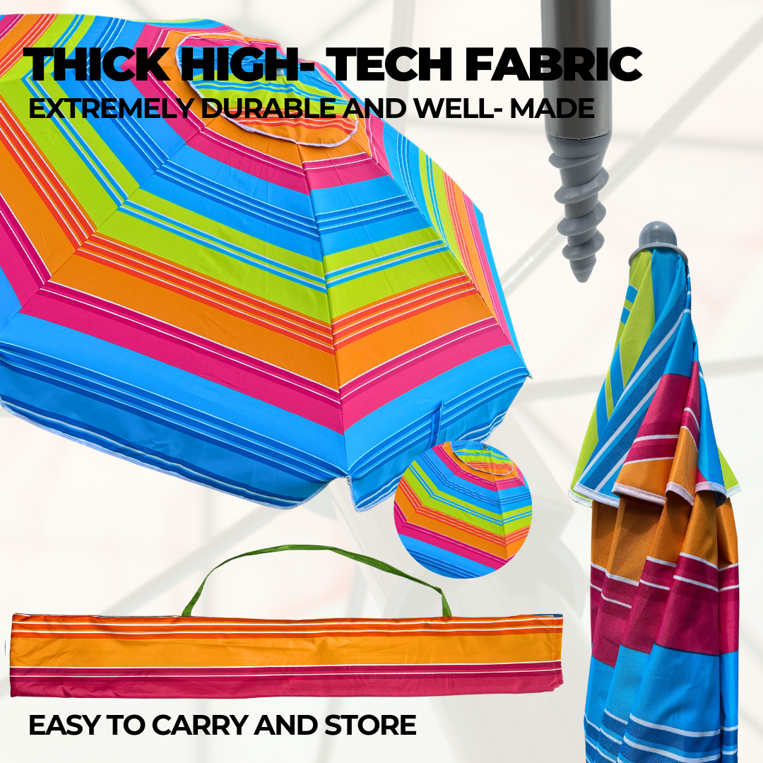 ROFFT USA LLC - Vendita all'ingrosso Ombrellone da spiaggia - Ombrellone da Spiaggia ROFFT 2 m in acciaio e alluminio resistente51