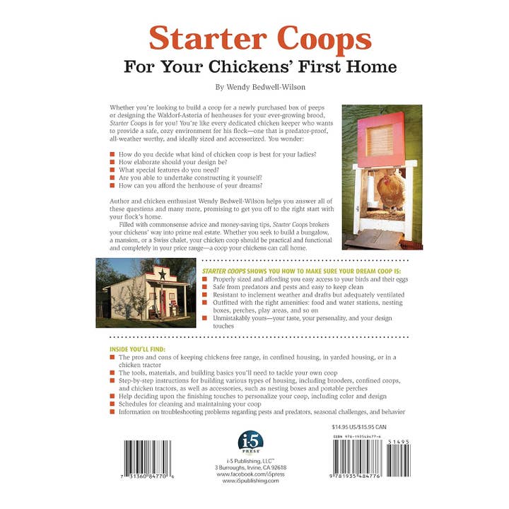 Fox Chapel Publishing - Wholesale Pets - Starter Coops - For Your Chickens First Home1