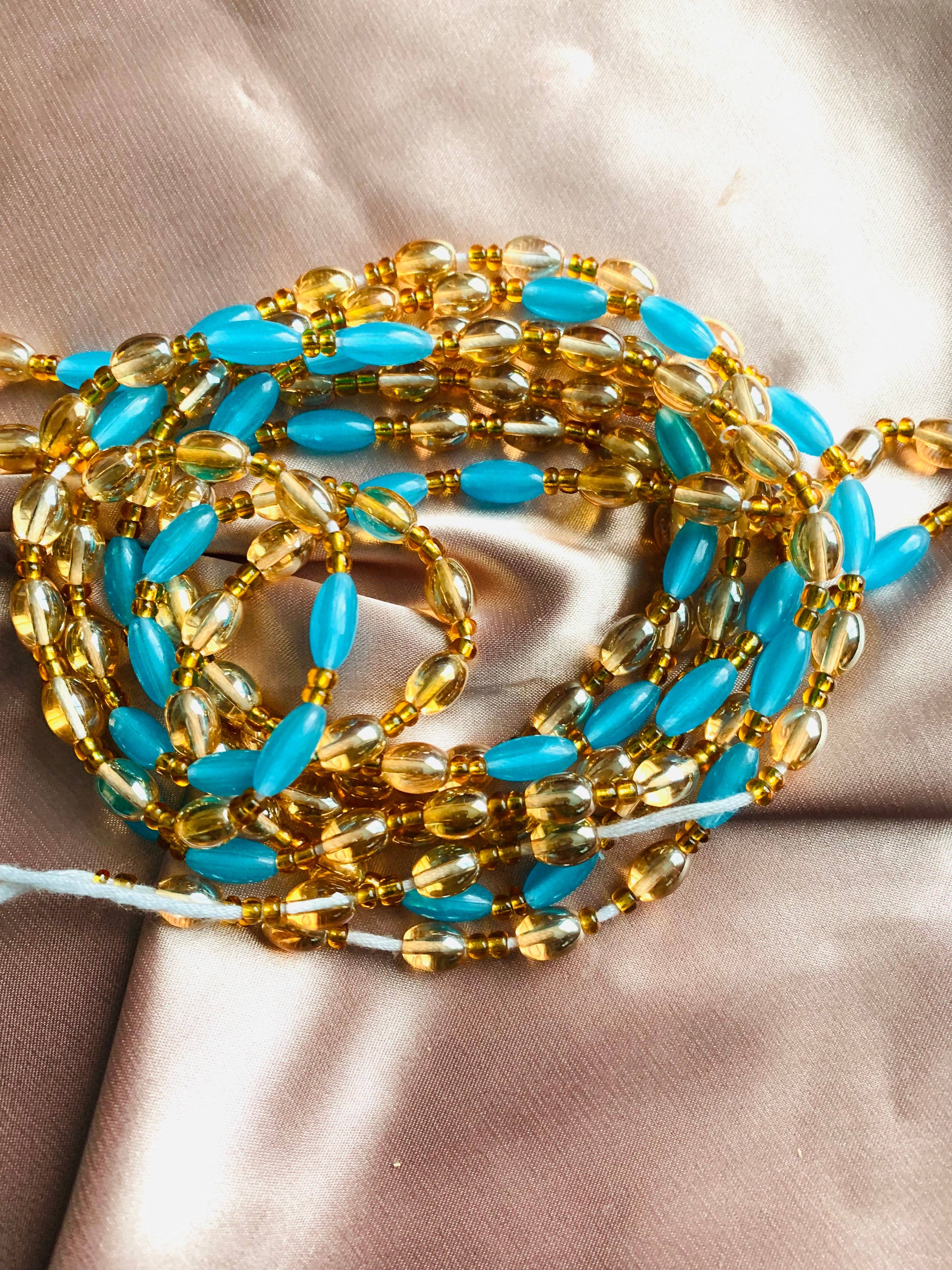 MaddieMayShop - Wholesale Beads - Blossom~  Luxury Crystal Waist Beads0