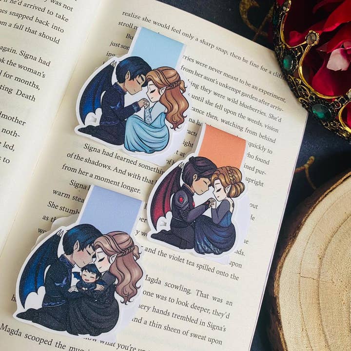 Alsace’s Art - Wholesale Bookmark - Custom Glitter Magnetic Bookmark.1