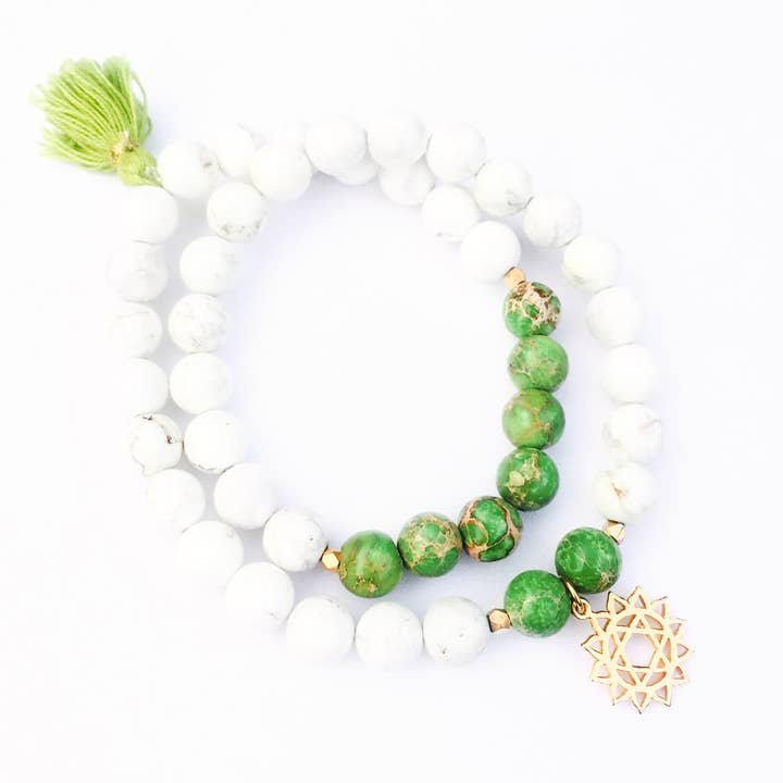 I Am Love - Gold Chakra - Double for wholesale by Modern Malas