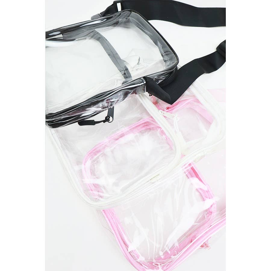MIX COLOR Clear Transparent Crossbody Bag for wholesale on Faire2