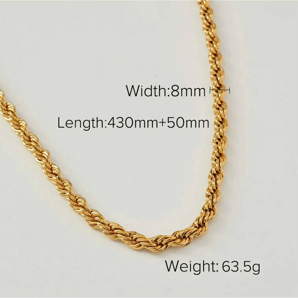 ACCITY - Wholesale Link & Chain Necklace - MULTILAYER GOLD PLATE STAINLESS STEEL NECKLACE_CWAJE061917
