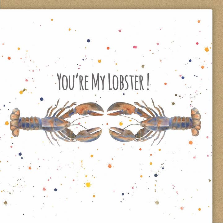 You're My Lobster Card for wholesale by The Arty Penguin