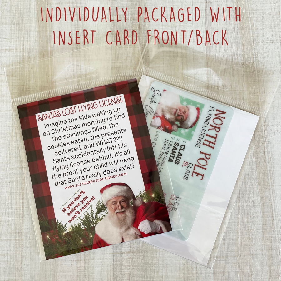Scenic Route Design Co. - Wholesale Christmas Decoration - Santa's Lost Flying License Packaged (12)2