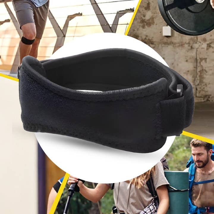 Patella Adjustable Velcro Knee Strap for wholesale by My Wholesale Warehouse