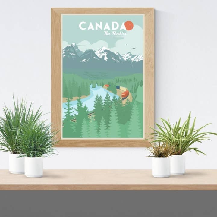 CANADIAN ROCKIES POSTER for wholesale by TripPoster