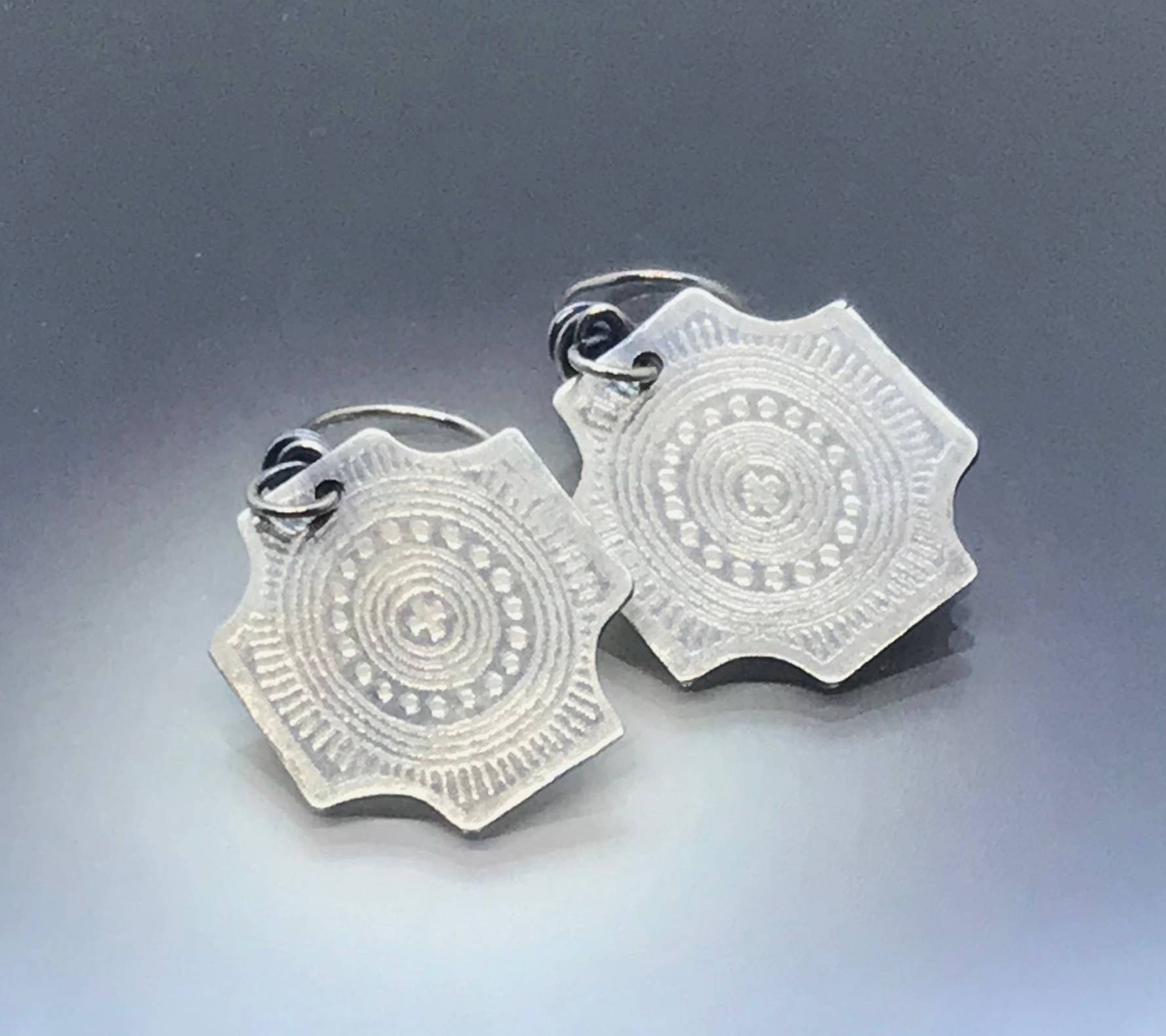 CB&CO - Wholesale Dangle Earrings - Patterned Sterling Silver Earrings - Handmade - CB&CO