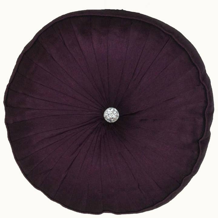 Diamond Rund Polyester Kuddfodral (43x43 cm) för wholesale av Rapport Home Furnishings Limited