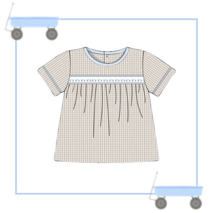 The Seaside Proper Children’s Company - Wholesale T-Shirt - Kids - Blue Wagon Ribbon Float Top1