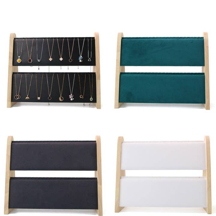 Ole - Wholesale Jewelry Stand & Display - Jewelry Vertical Necklace Bracelet Display Rack W18126