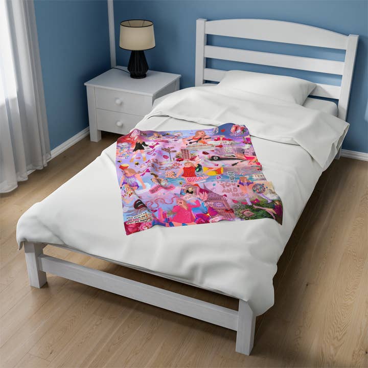 Haus of Moods - Wholesale Bedding blanket – Kids & Baby - Eras Blanket | Personalized Name Blanket for Kids, Custom Blanket, Girl Room Decor, Throw Blanket37