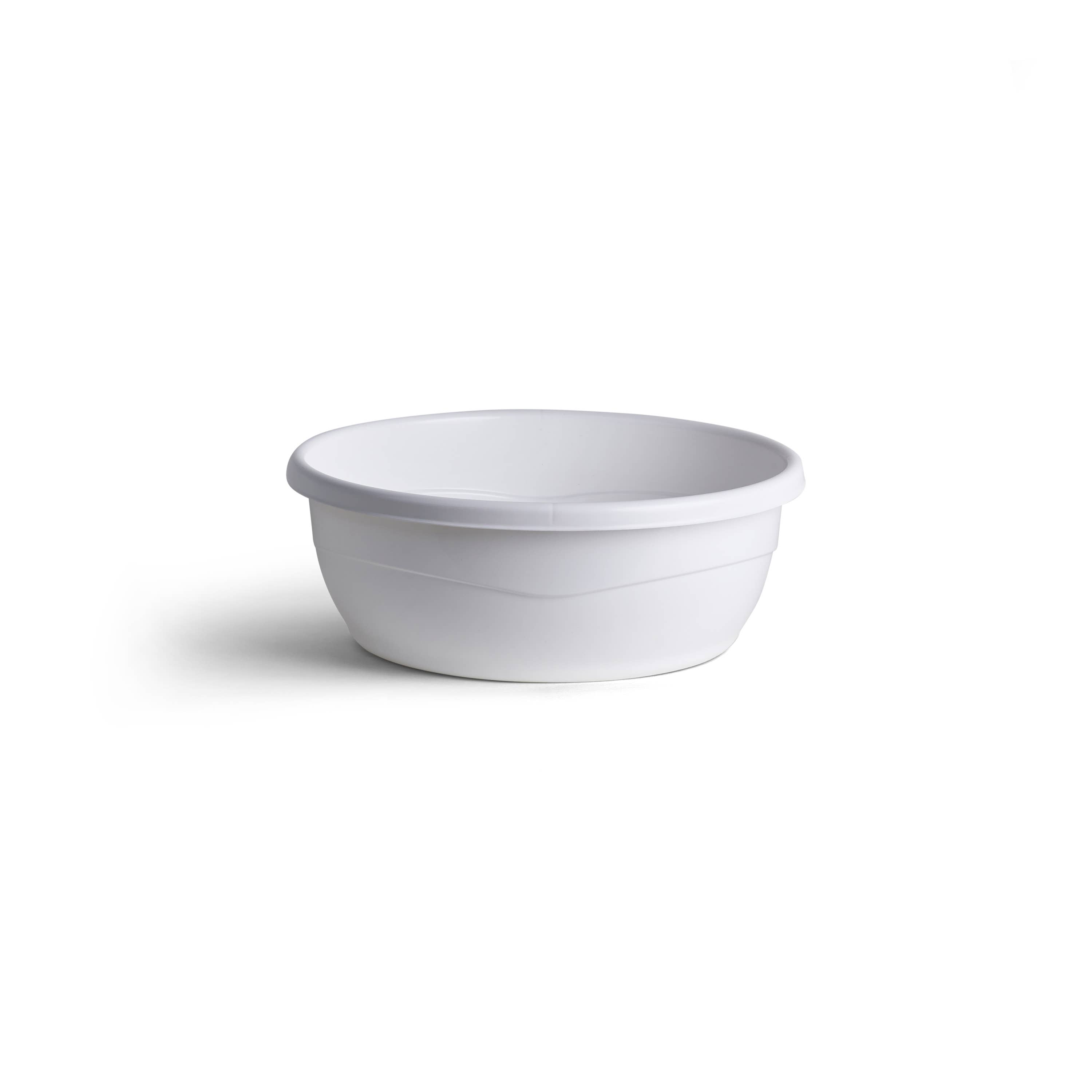 A&M Judaica And Gifts - Wholesale Decorative plate/dish/bowl - Plastic Washing Bowl White (Case Quantity 60Pc)