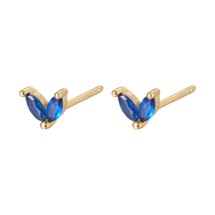 Rosies - Wholesale Stud/Post Earrings - Vera studs blue0