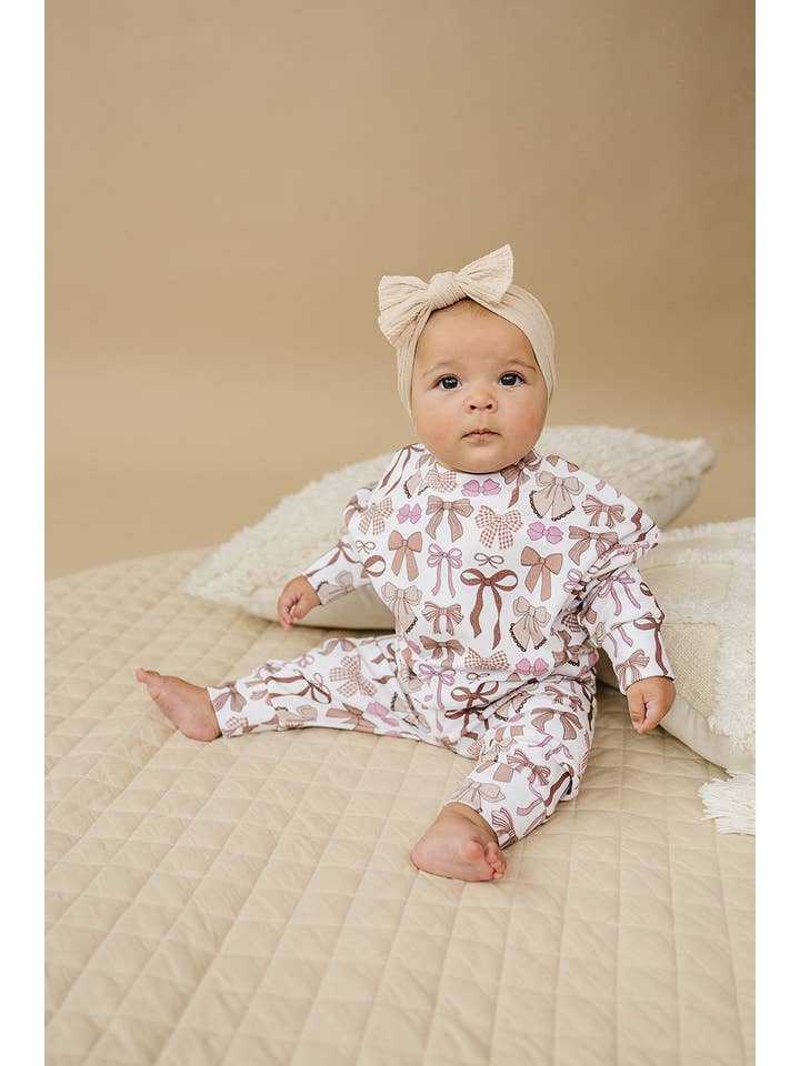 Lucky Panda Kids - Wholesale Top & Pant Set - Kids - Jogger Set | Mocha Bows4