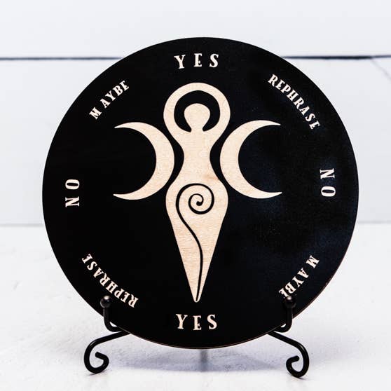 Goddess Moon Pendulum Board Metaphysical Intention for wholesale by London Luxury Candles