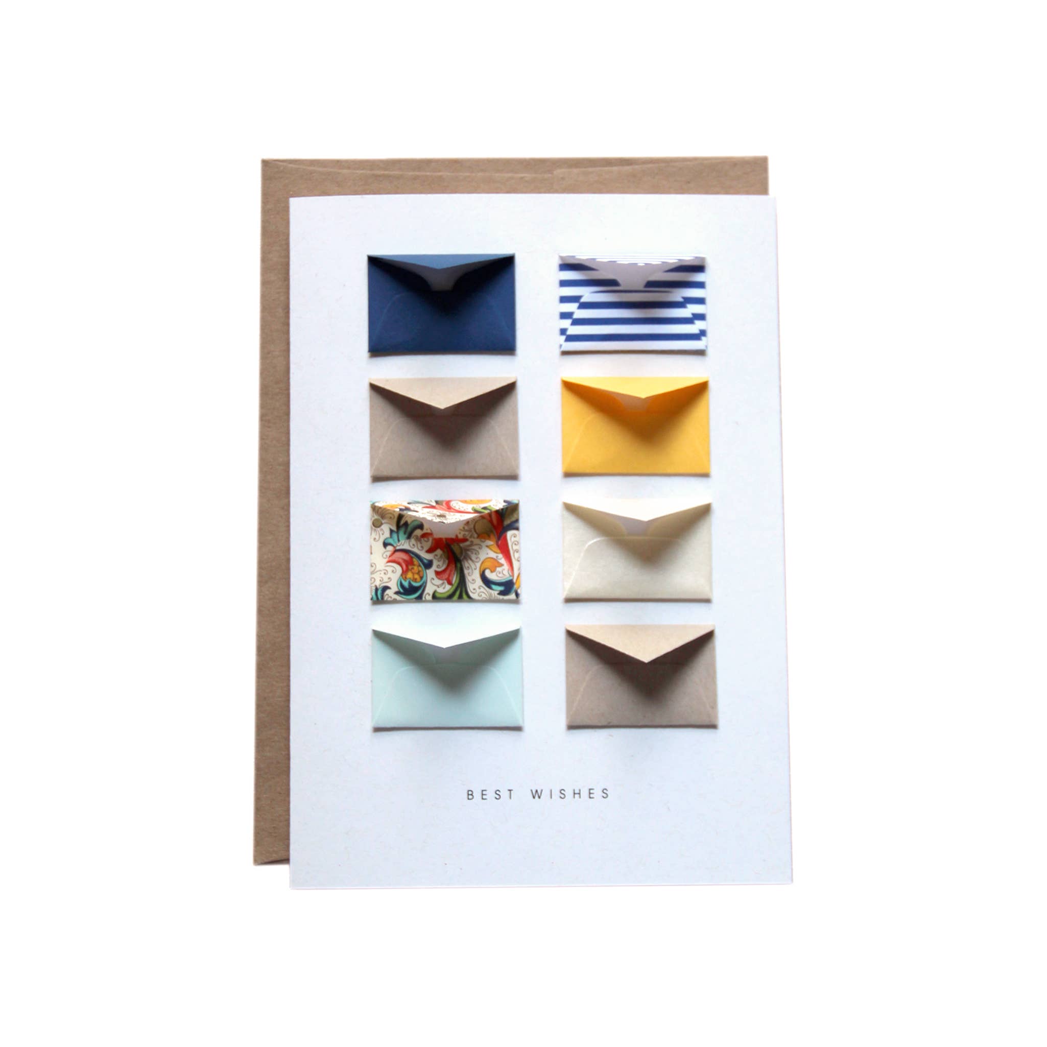 Lemon Drop Papers, Inc. - Wholesale Everyday Greeting Card - Best Wishes Tiny Envelopes Card0