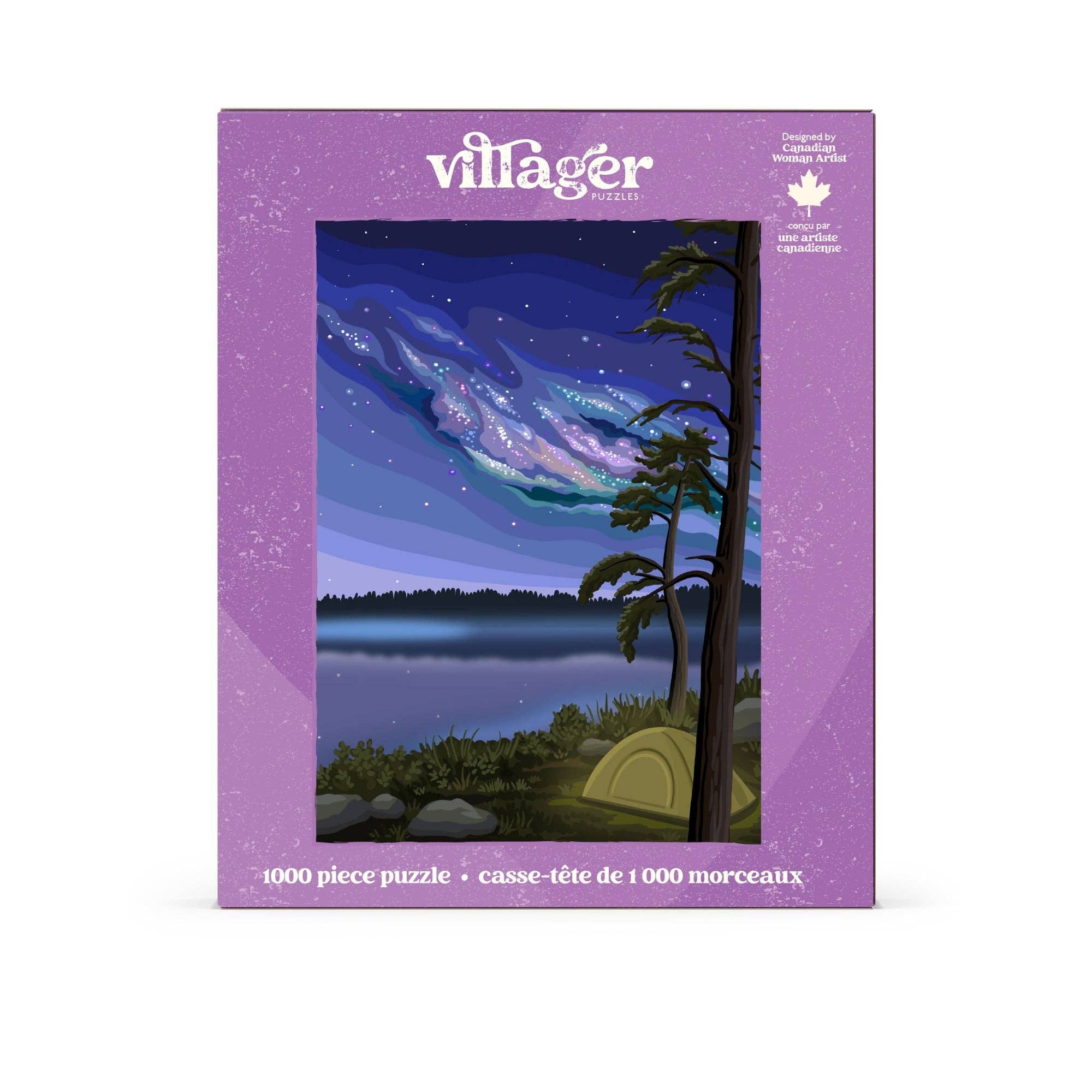 Villager Puzzles - Wholesale Puzzle - Adult - Northern Camping | 1000-Piece Puzzle | Designed in Canada1
