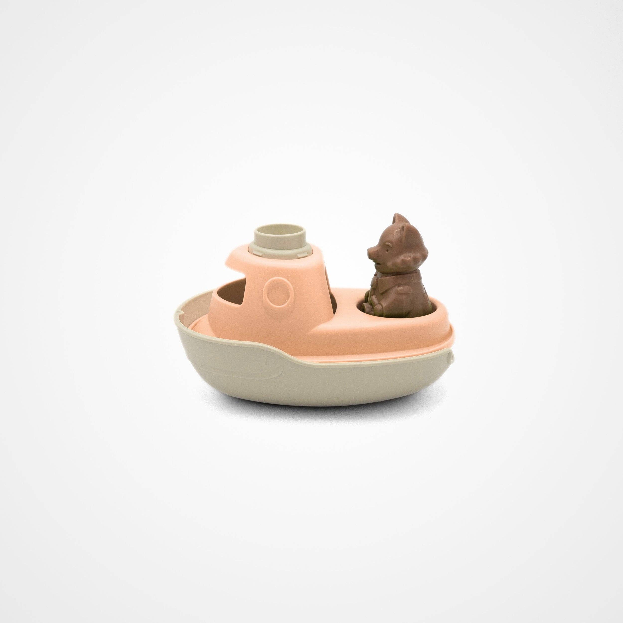 Le Jouet Simple - Wholesale Toy Set - Kids - Moccha Peach Small Boats - Set of 43