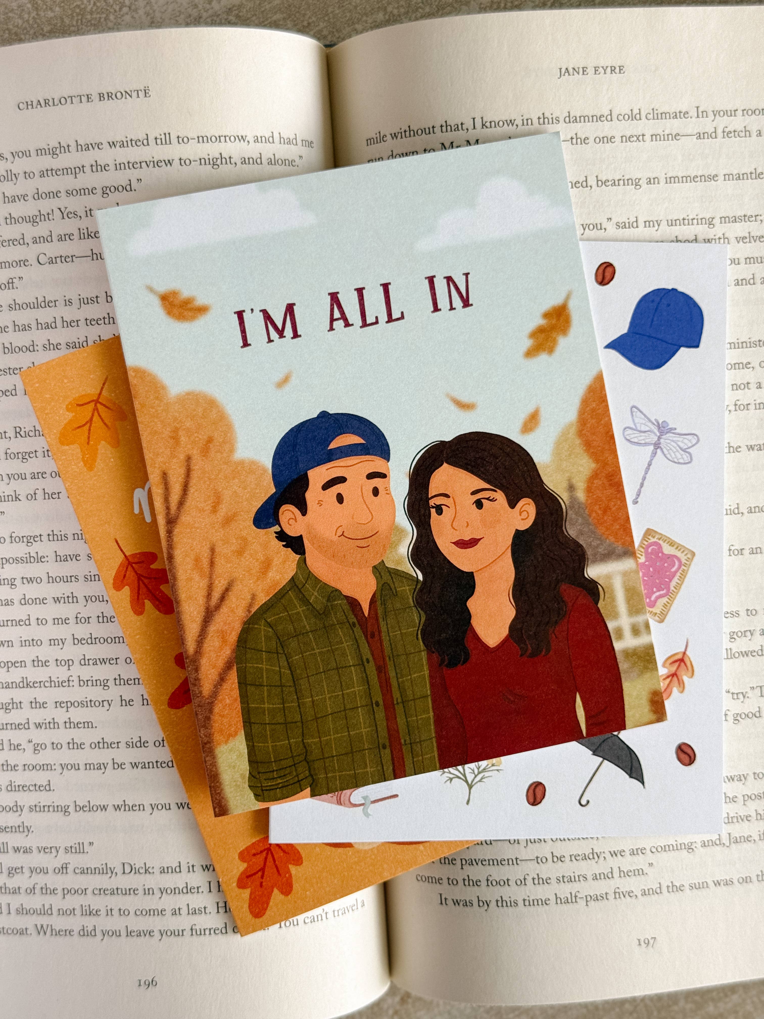 Simple Whimsy - Wholesale Love Card - I'm All In Gilmore -Valentine Y2k Cozy Fall Pop Culture Card1