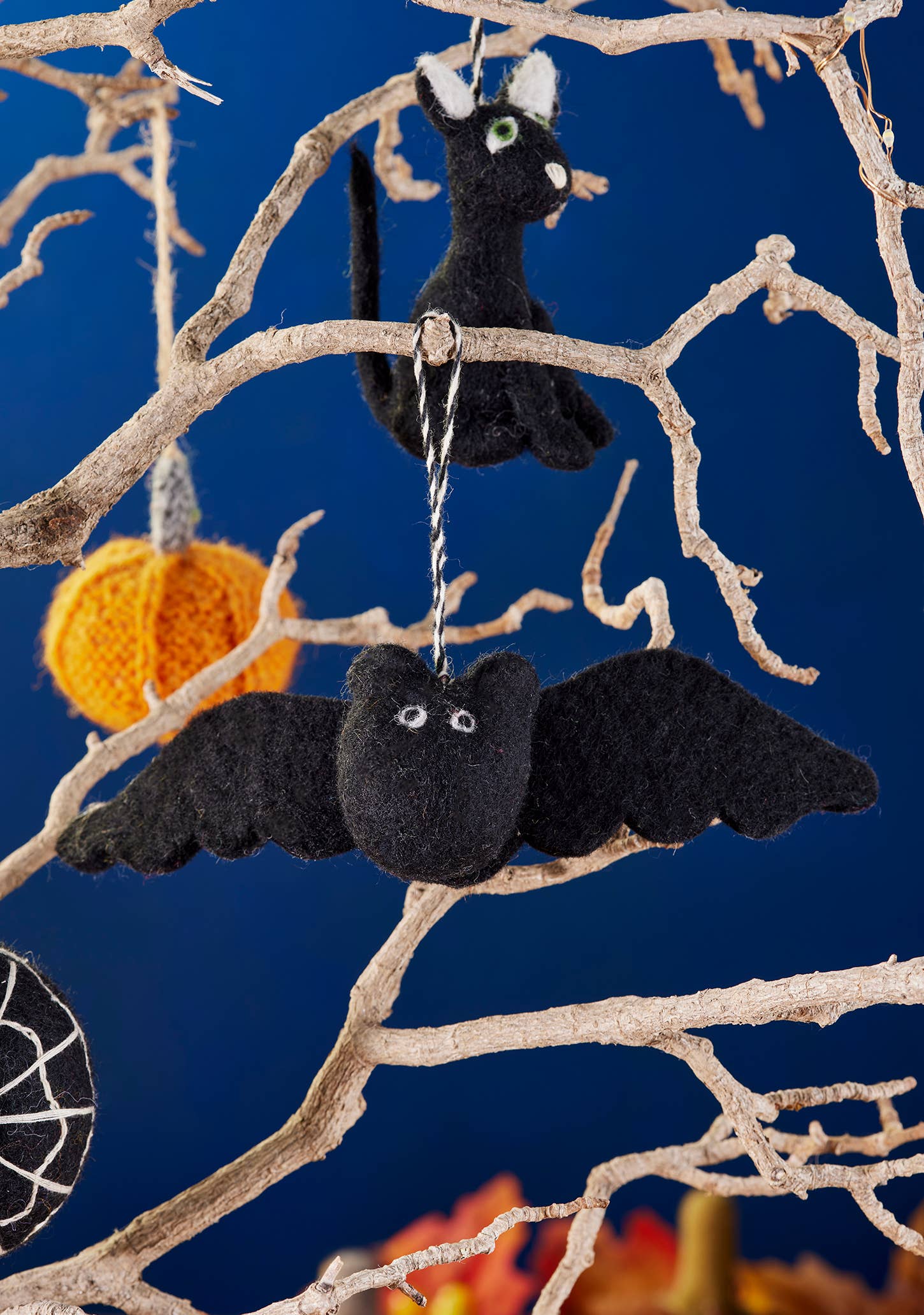 Namaste - Vente Objets de décoration - Décoration de chauve-souris en feutre pour Halloween