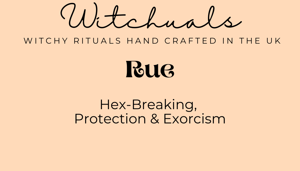 Witchuals - Rituals & Spellwork Apothecary - Wholesale Meditation Supplies - Rue3