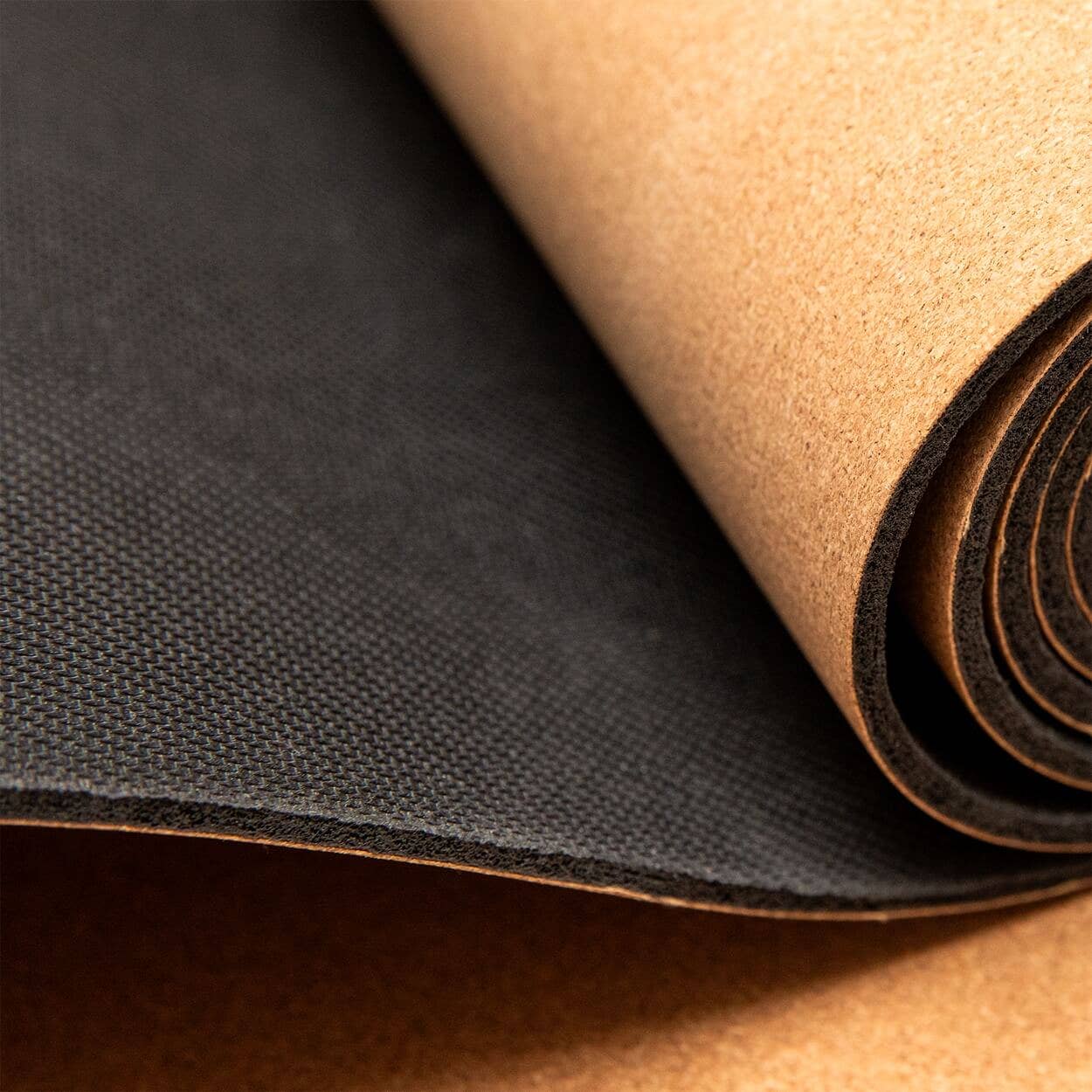 Divasya - Wholesale Yoga Mat - Cork & Natural Rubber Yoga Mat | 183 x 66 x 0.4cm | in 6 Yoga Designs | with Carrying Strap4