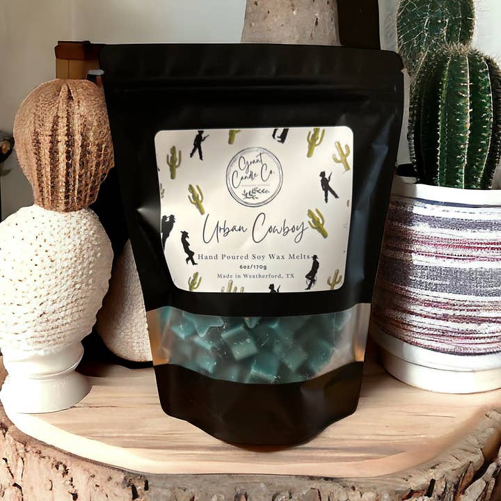 Soy Wax Melts-6oz Bag-Urban Cowboy for wholesale by Grant Candle Co.
