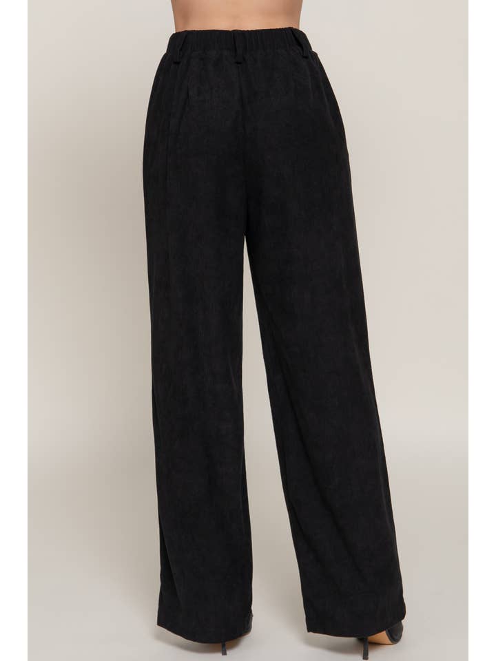 Active Basic | Active USA - Wholesale Pants - Women's - Corduroy Trouser Pants1