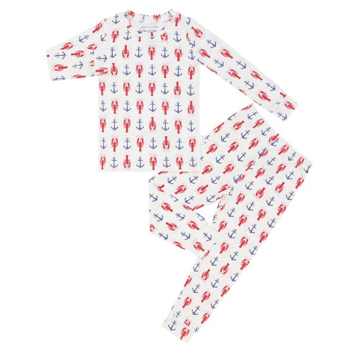 Basically Soho - Wholesale Sleepwear Set - Kids - Cape Cod Lobster Two-Piece Set2