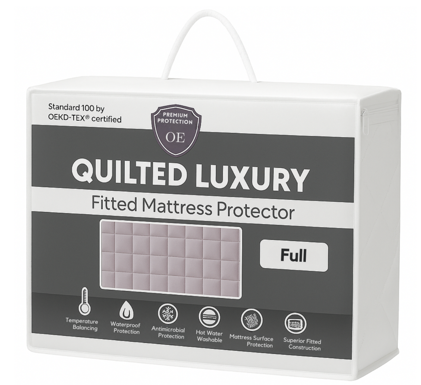 Orimono Elegance - Wholesale Mattress Pad/Protector - Quilted Waterproof Mattress Protector – Luxe, Breathable, 10