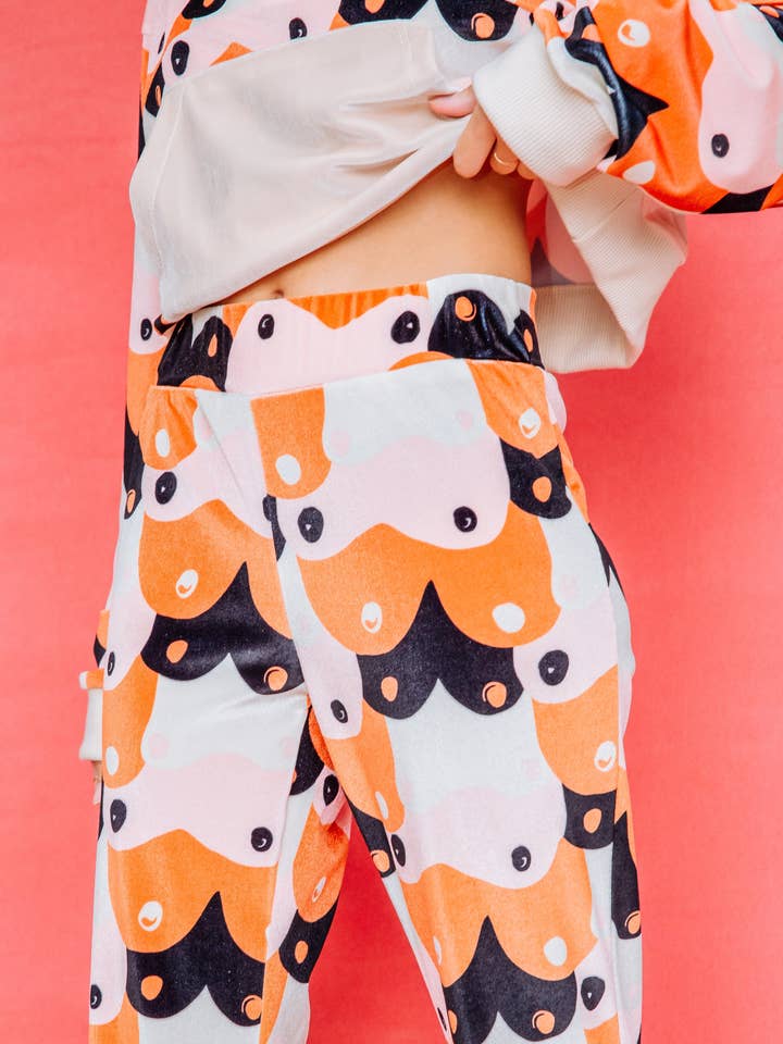 Velvet Flare Track Suit Pant - T&T for wholesale by Dazey L.A.