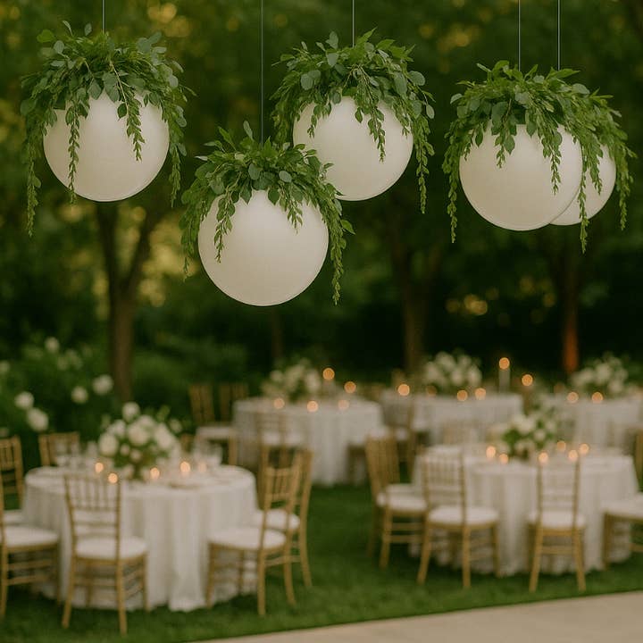Conjunto de 6 Branco Designer por atacado de Holiball