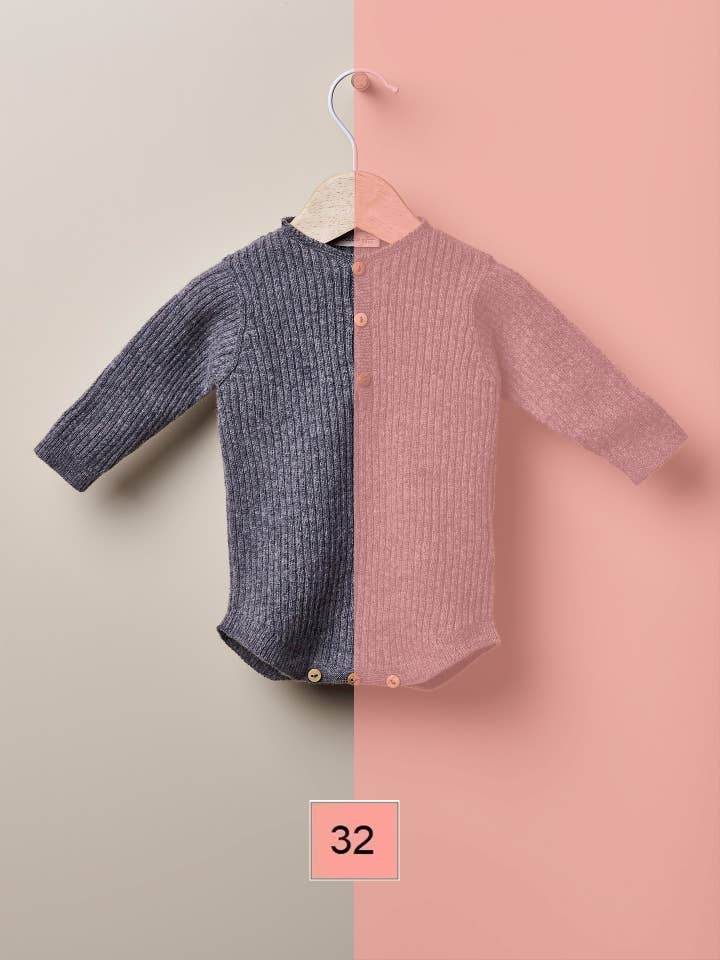 Short ribbed wool knit | LOVE IN WINTER DAYS for wholesale by Wedoble: sustainable children's fashion