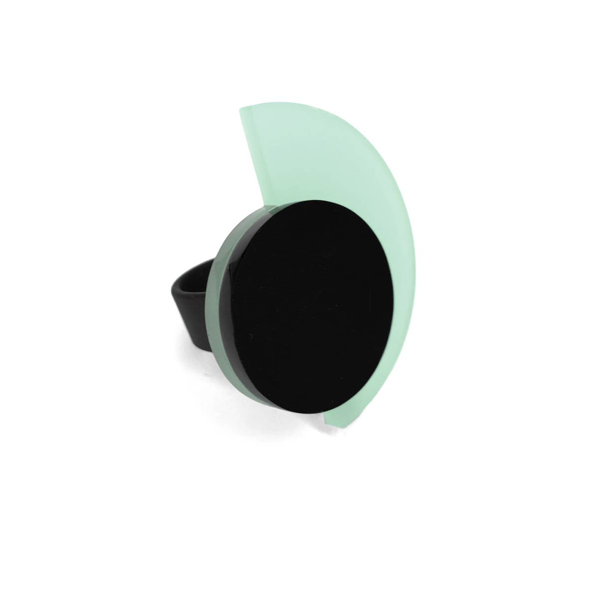 ALEX+SVET - Wholesale Cocktail/Statement Ring - IZA NF acrylic ring SECRET GARDEN line2