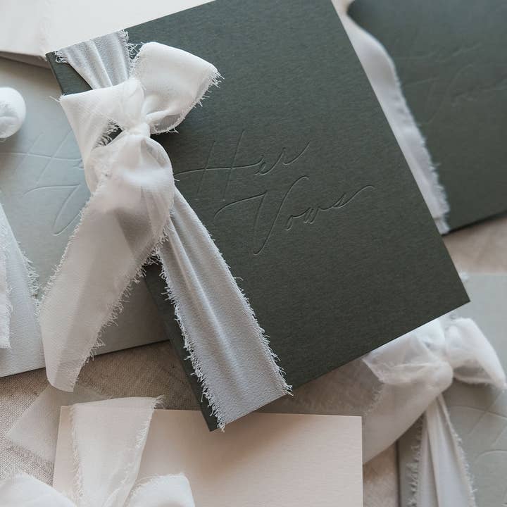 Emma Allen Design Studio - Wholesale Notebook - Letterpress Vow Books2