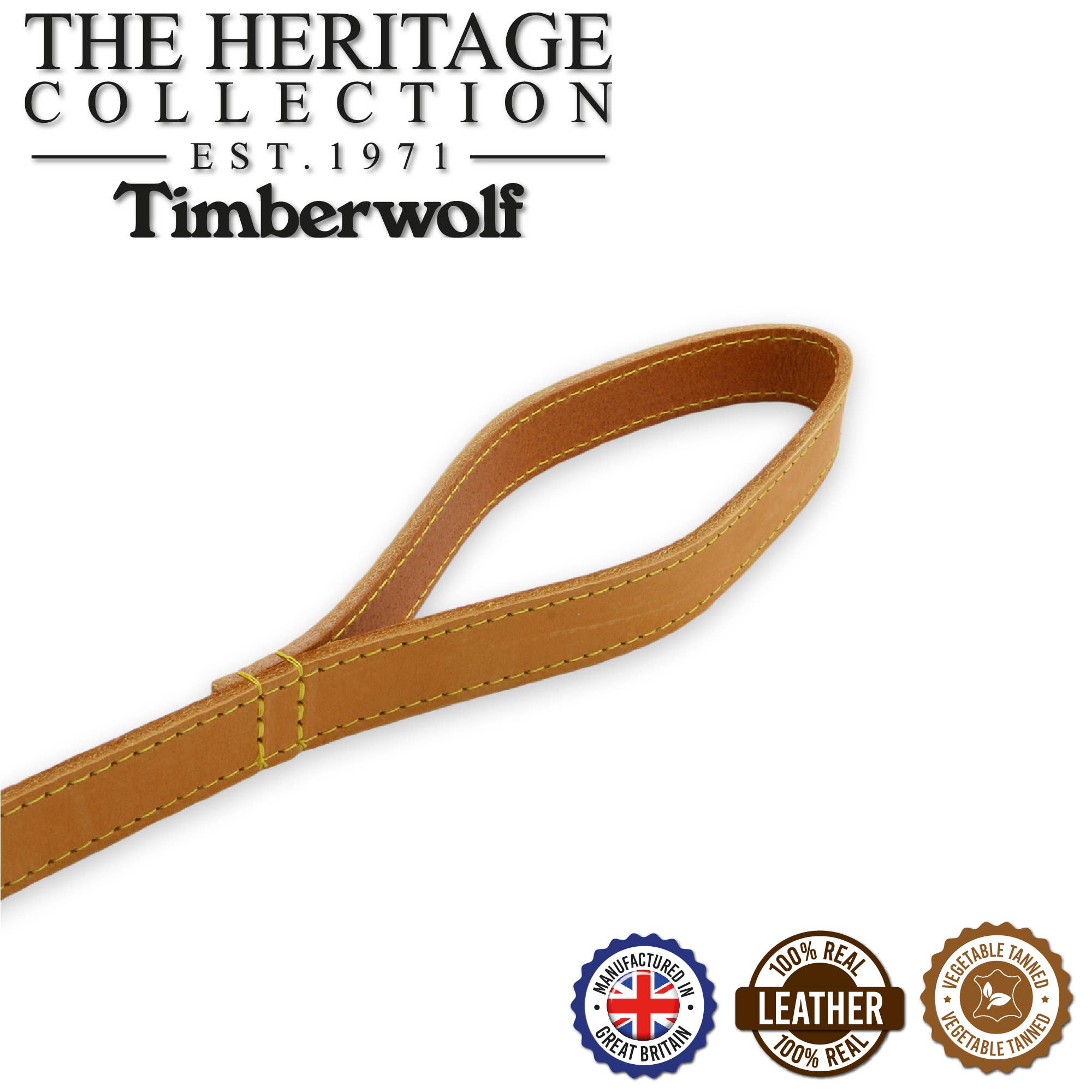 Ancol Pet Products Ltd - Wholesale Hondenriem - Hond - Timberwolf Heritage leren riem - 5 kleuren - 60 cm x 19 mm3