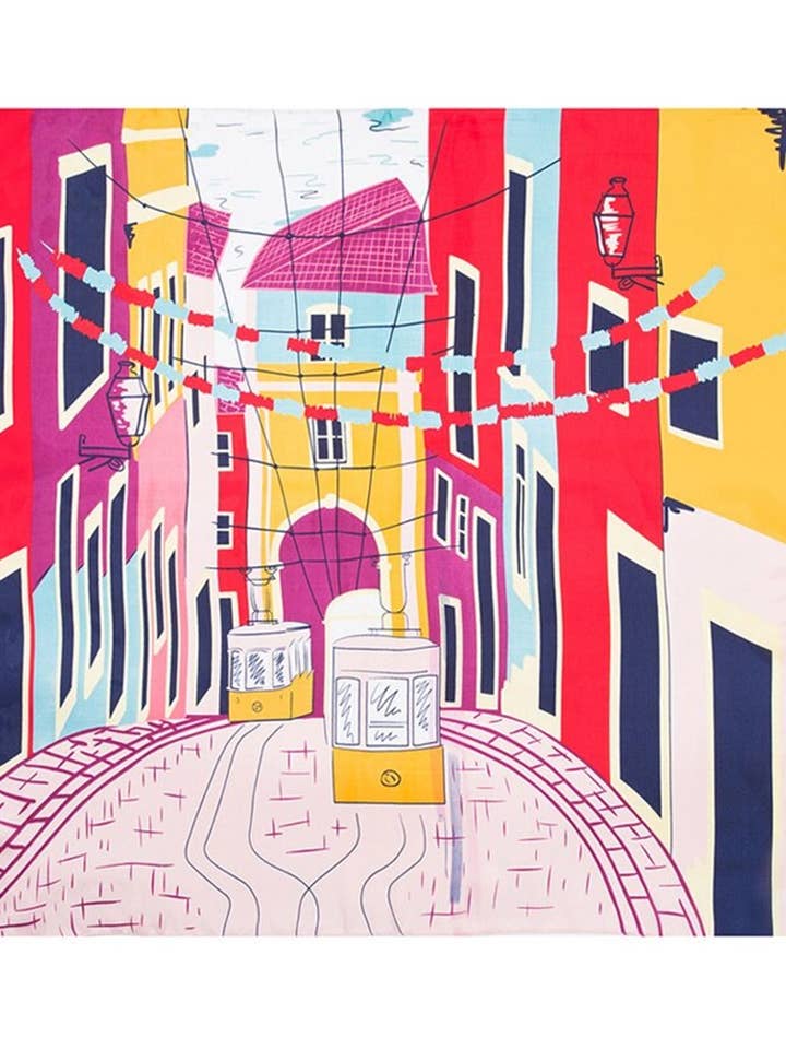 Sachi Silk Scarf for wholesale by FABRICCA