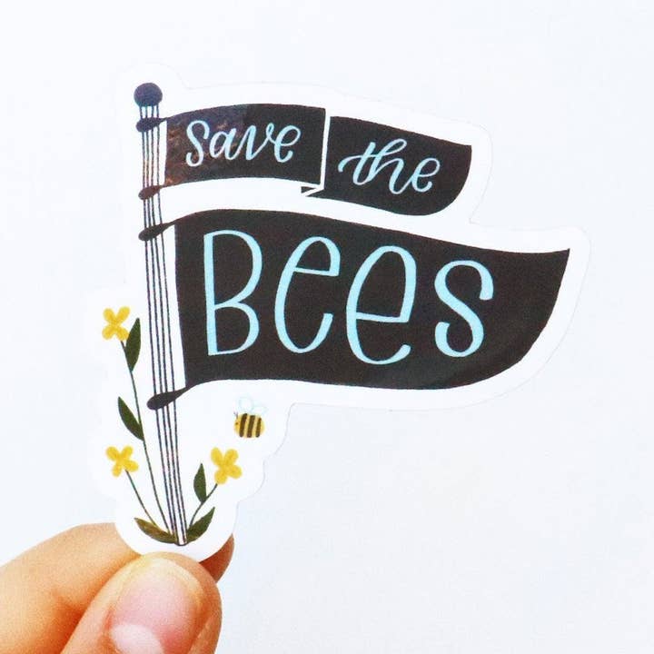 Sticker vinyle Save The Bees pour la vente par Union Made