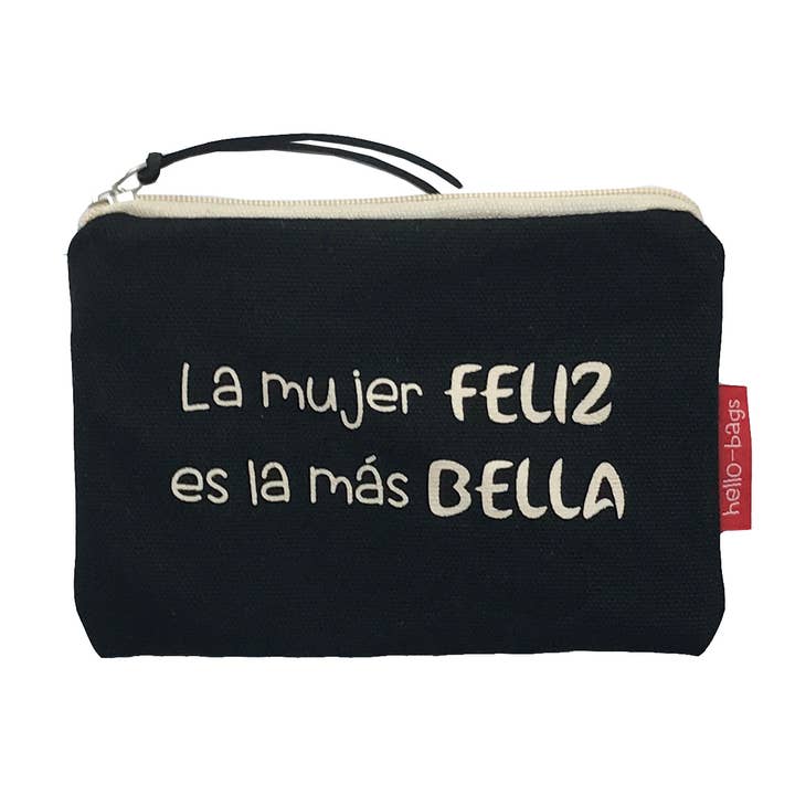 CARTEIRA CARTEIRA “A MULHER FELIZ É A MAIS BONITA” por atacado de hello-bags
