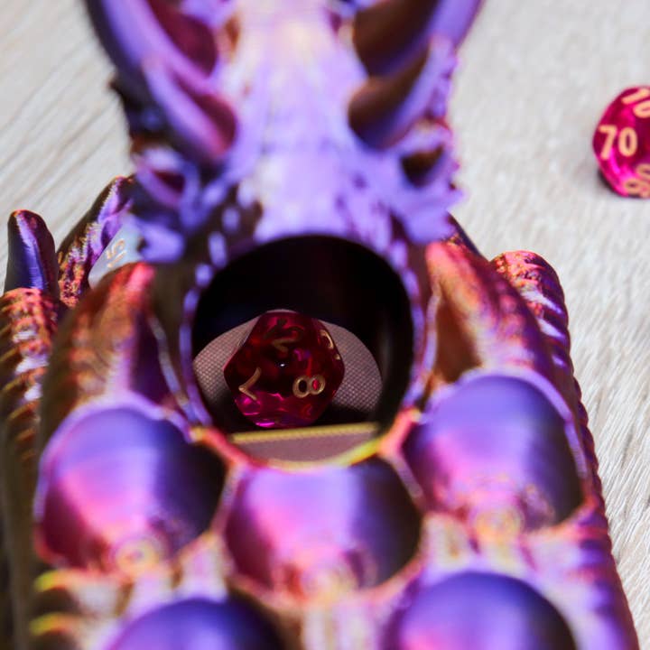 Der Krämer Factory - Wholesale Dice - Dice Tower Dragon | with Dice Compartments | for Tabletop Games3