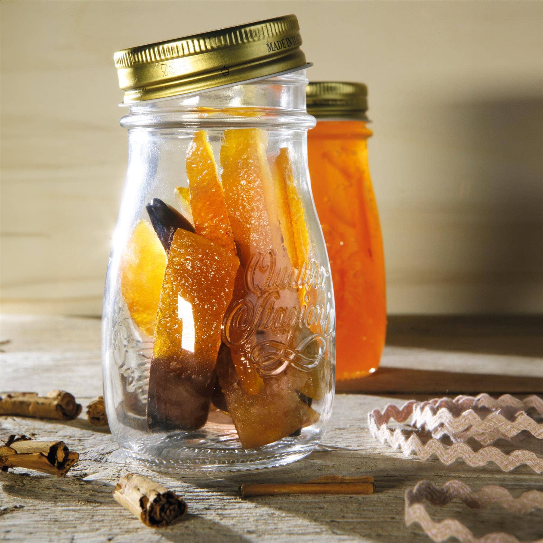 Rinkit Ltd - Wholesale Jar - 200ml Quattro Stagioni Glass Bottle with Screw Top Lid1