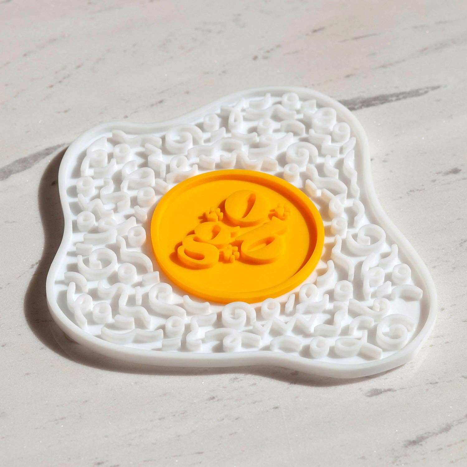 ollie b. good - Wholesale Pet Food Mat - Dog - sunny-side-up egg lick mat 🍳2