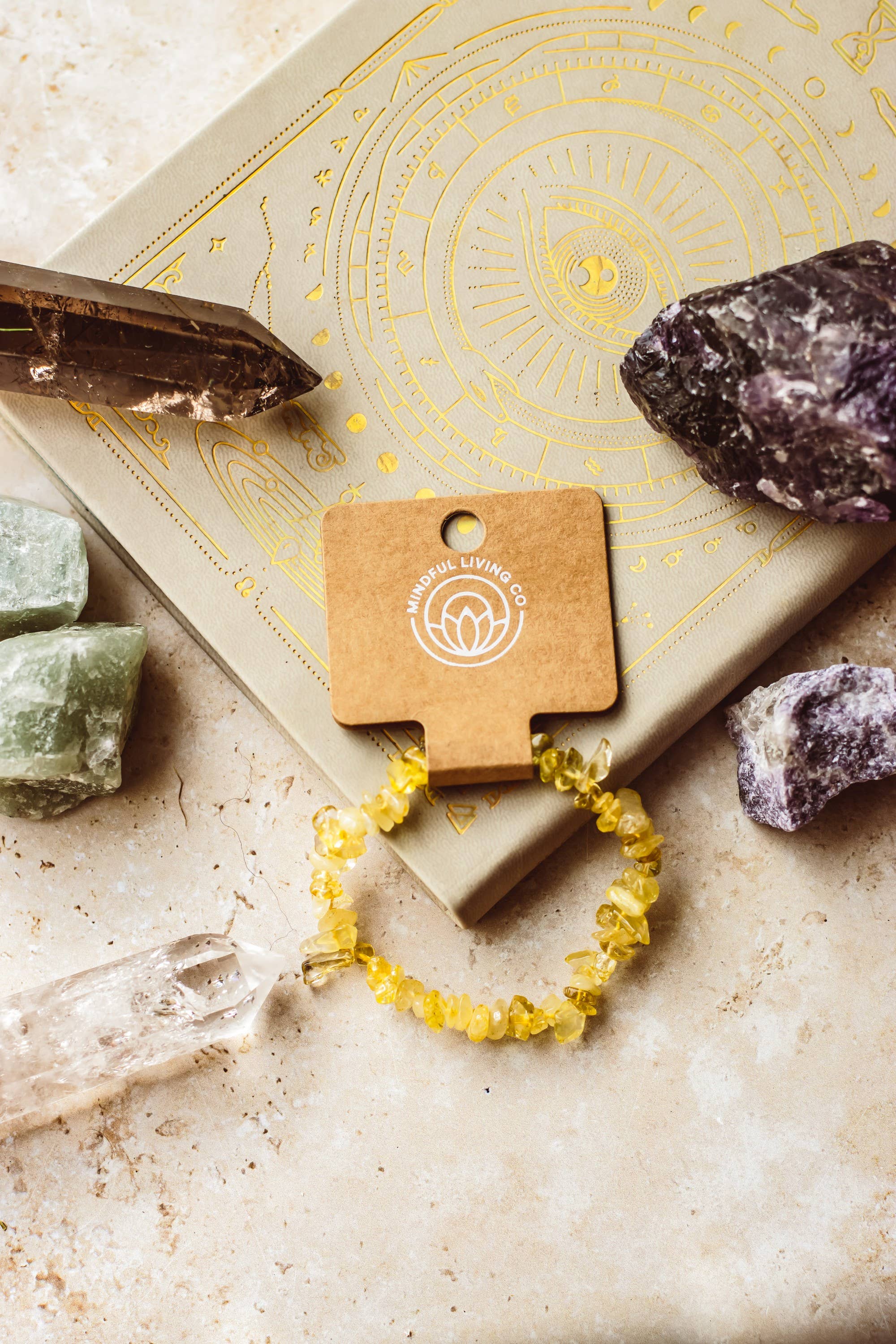 Mindful Living Co. – Großhandel Perlenarmband – Armband aus natürlichen Kristall-Edelstein-Chips | Kristallschmuck13